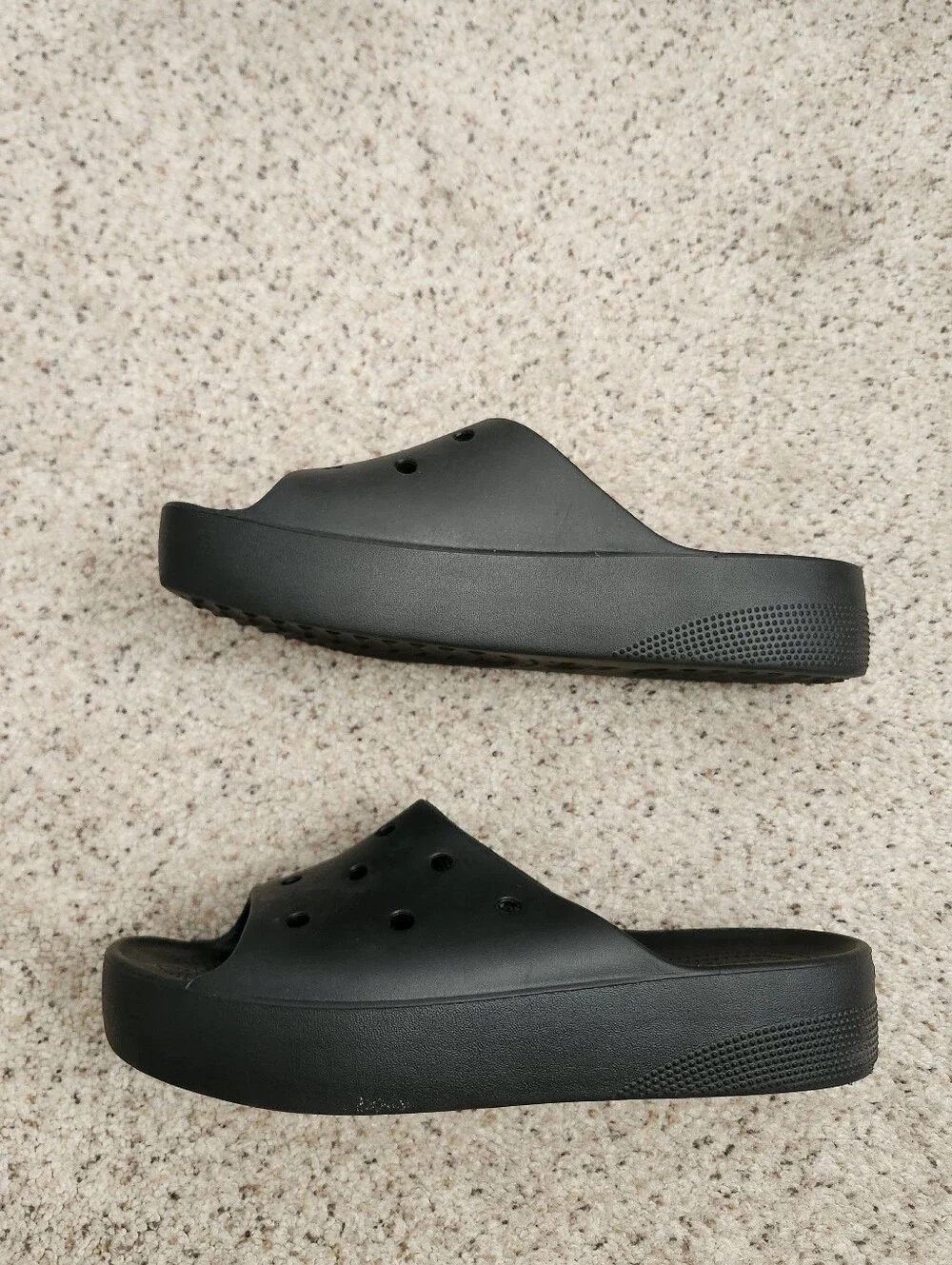 Crocs Classic Platform Black Slide